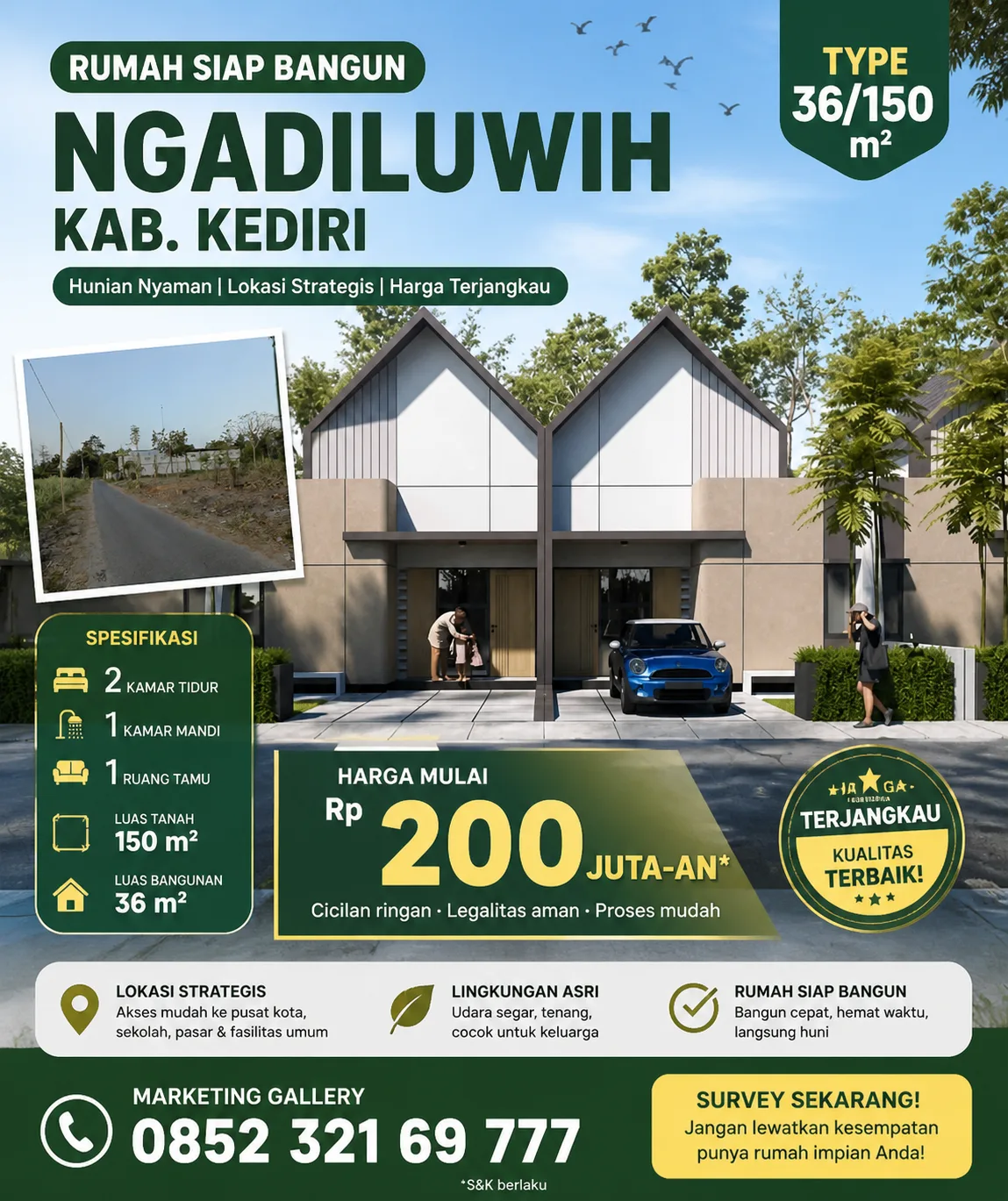 Rumah Murah di Kediri