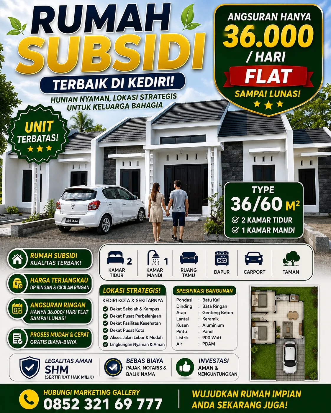 Rumah Subsidi di Kediri