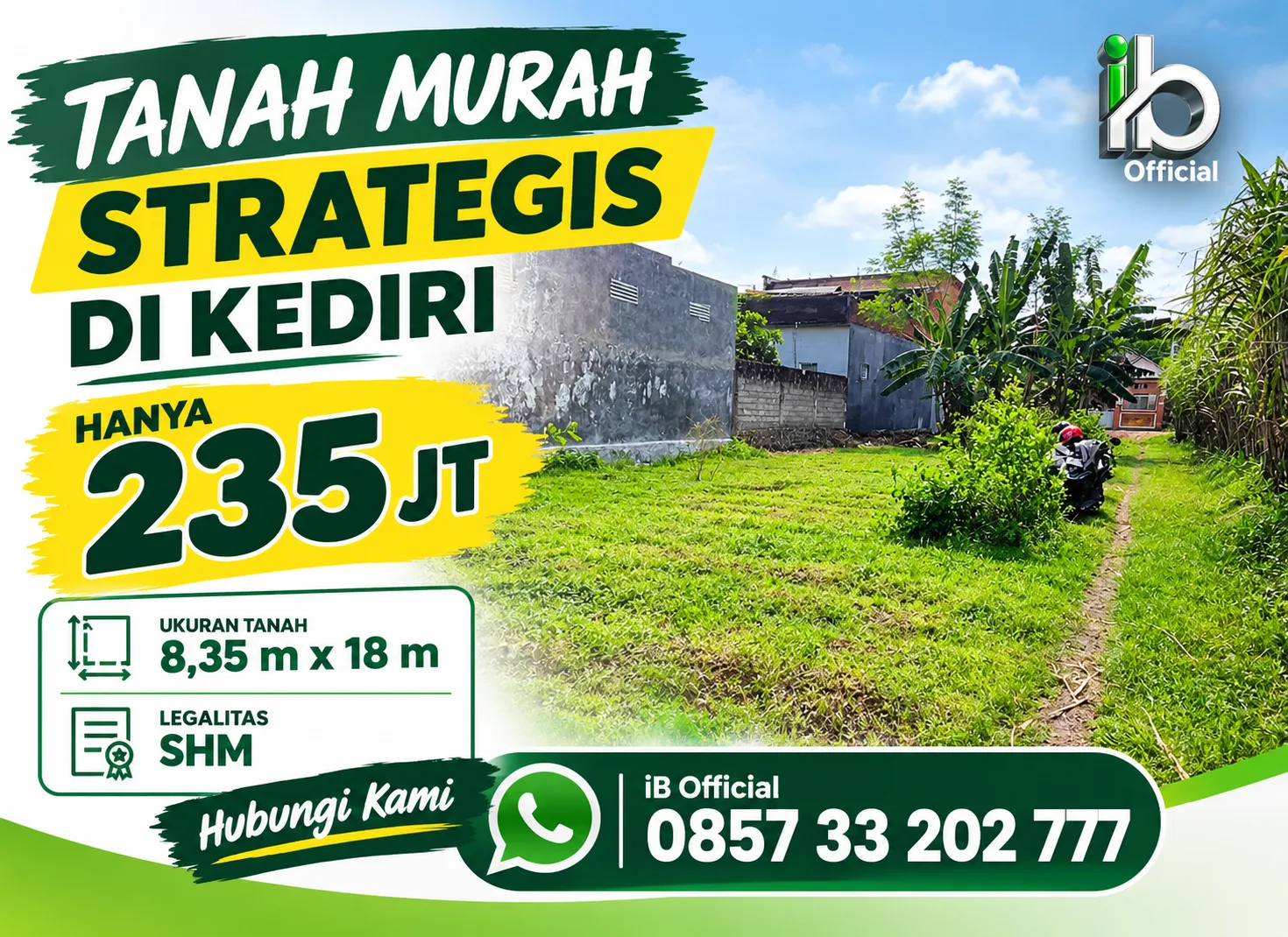 Tanah Murah di Kediri